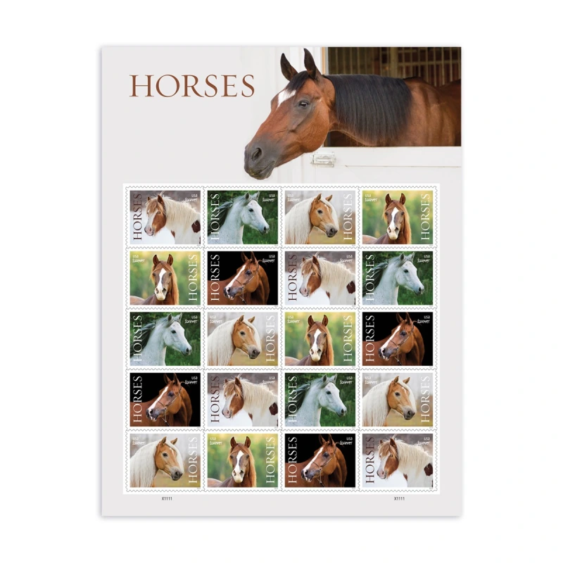 2024 Horses Stamps forever stamps