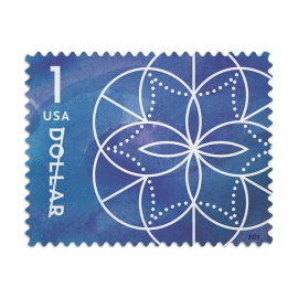 2024 Floral Geometric stamp