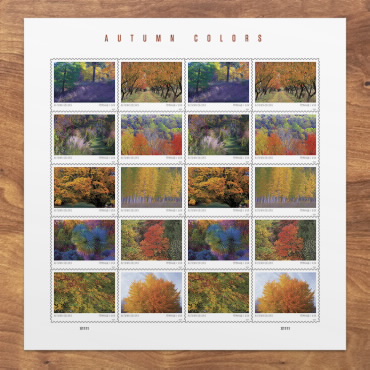 2024 forever stamps Autumn Colors