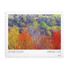 2024 forever stamps Autumn Colors