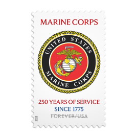 U.S. Marine Corps 250th Stamps