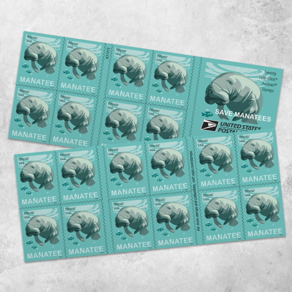 Save Manatees Stamps