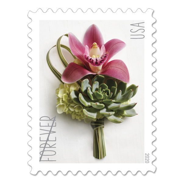 Contemporary Boutonniere Stamps