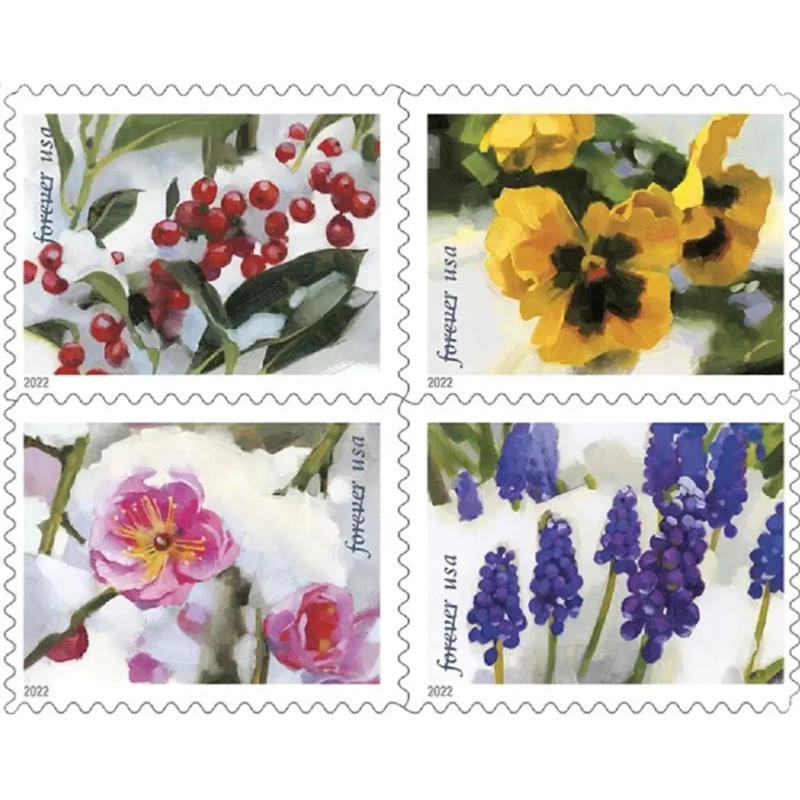 Snowy Beauty Stamps 2022