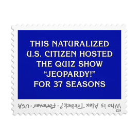 Alex Trebek Stamps 2024