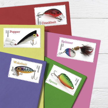 Freshwater Fishing LuresStamps