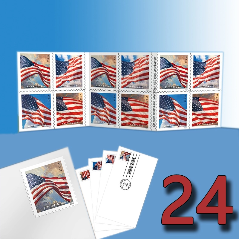U.S. Flags 2024 Forever Stamp Booklets