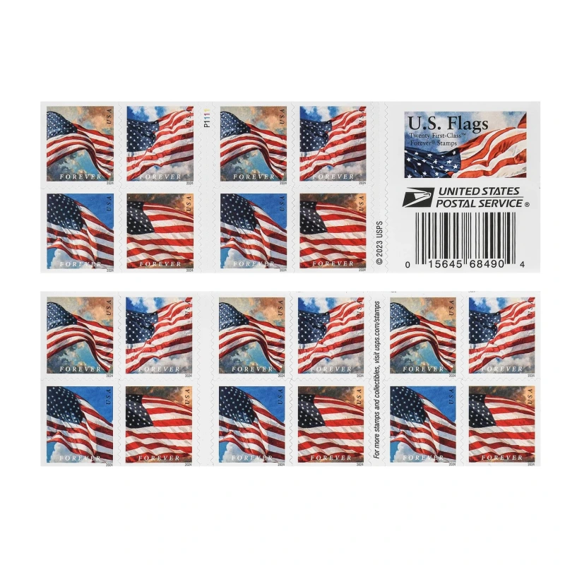 U.S. Flags 2024 Forever Stamp Booklets