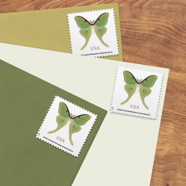Luna Moth Stamps