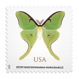 Luna Moth Stamps
