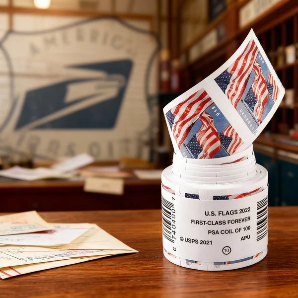 U.S. Flags 2022 Forever Stamp Roll