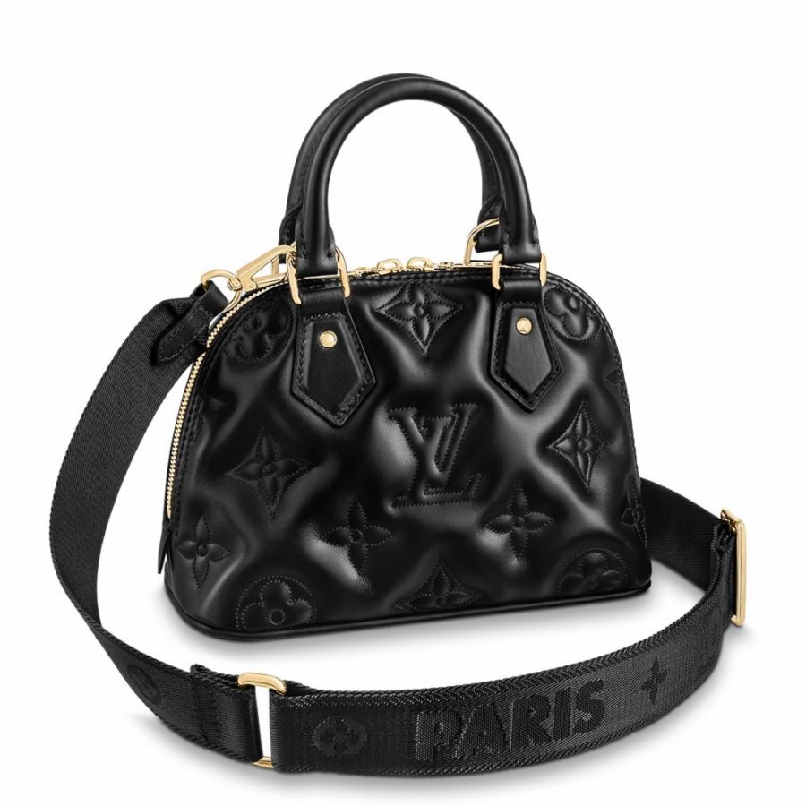 Louis Vuitton LV Alma BB PM Shoulder Bag Monogram Damier Ebene M53152