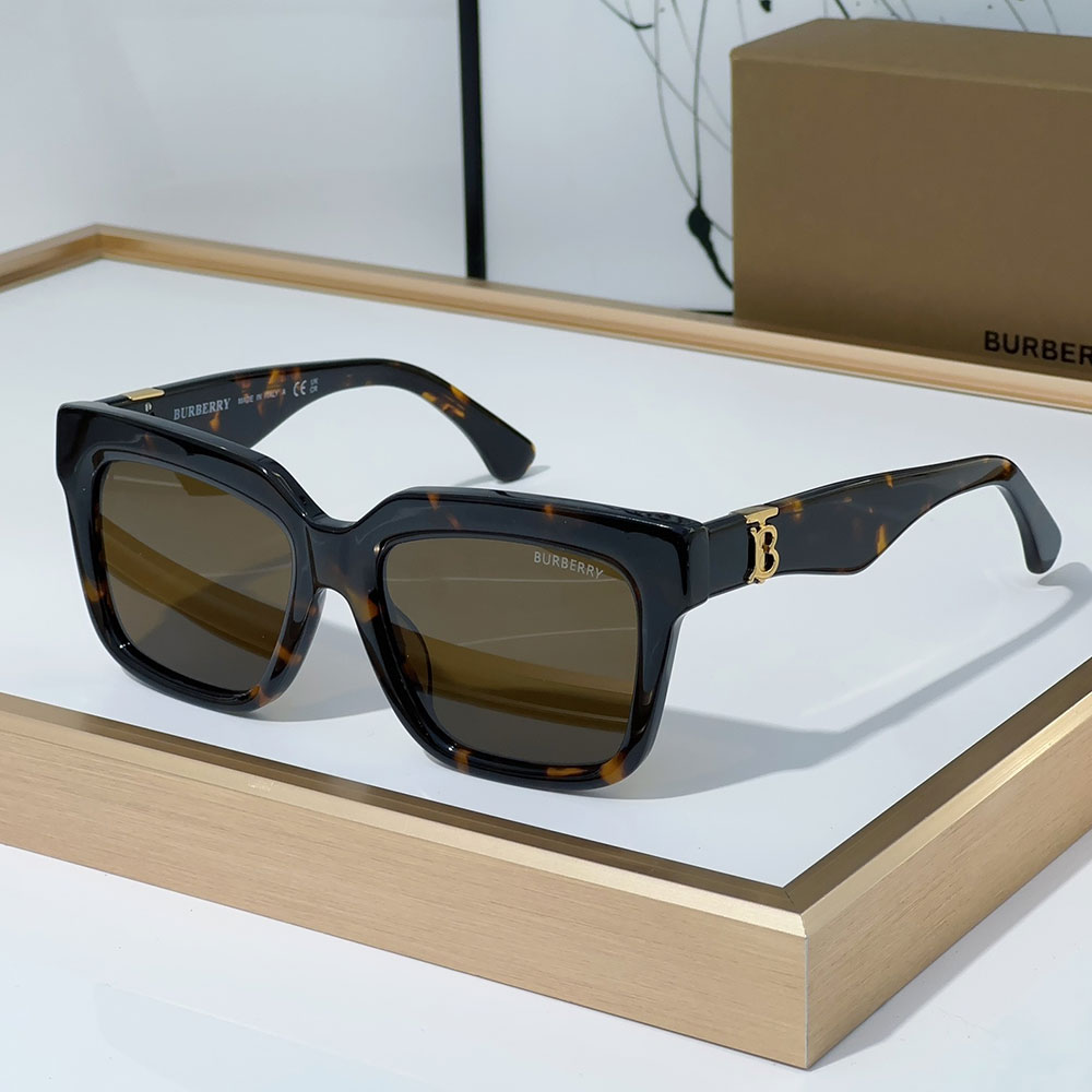 Buberry Mirror leg Logo Sunglasses Top quality (Replica)