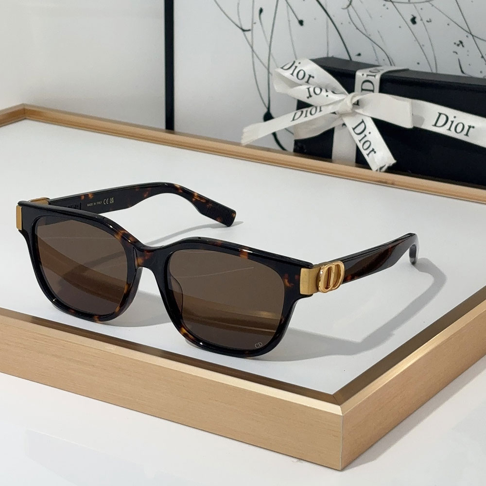 Dior  Mirror leg Logo identification Acetate fibre  sunglasses  Top quality (Perfect Replica）