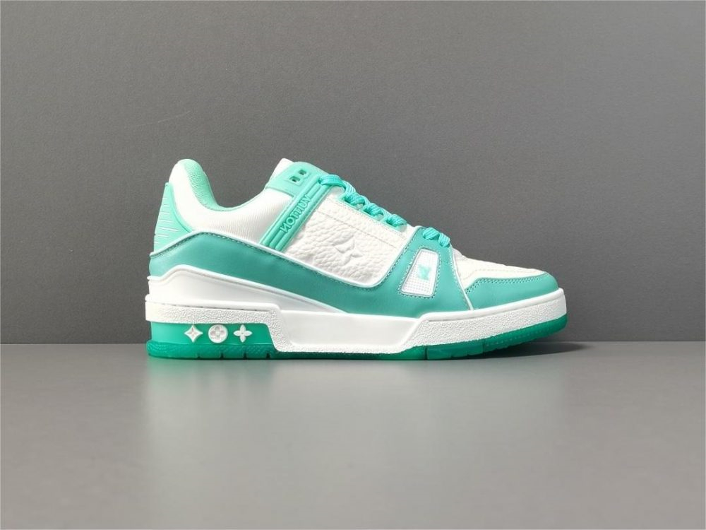Louis Vuitton Trainer  White Green