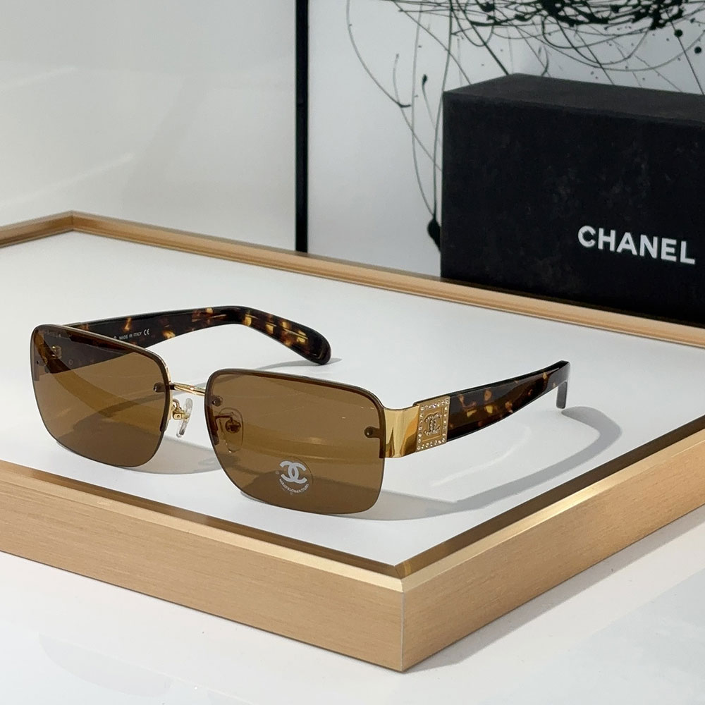 Chanel Half frame Sunglasses Top quality (Replica)