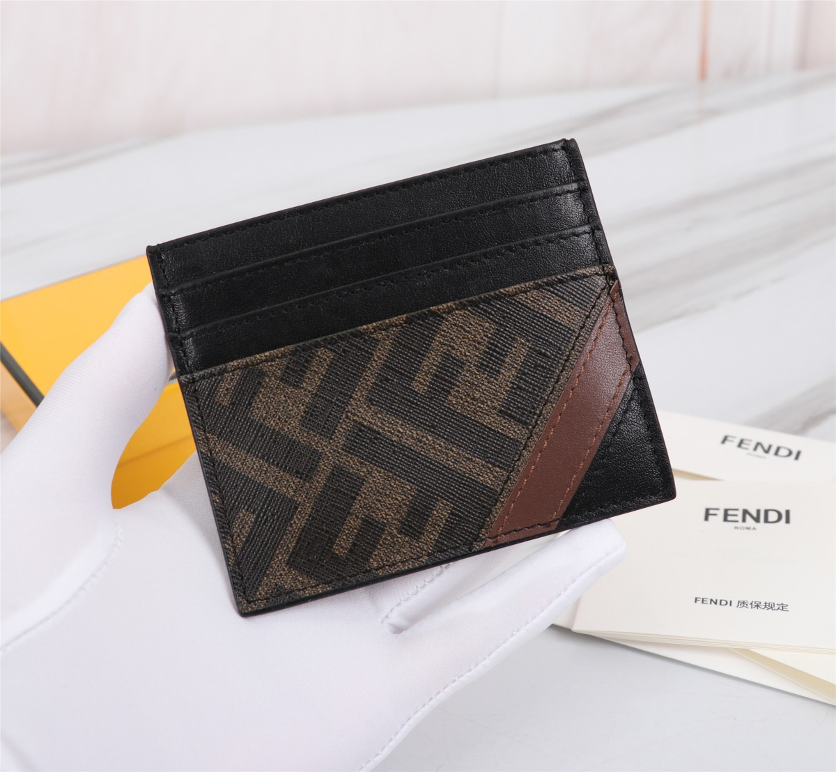 FENDI Leather Card Holder (Replica)