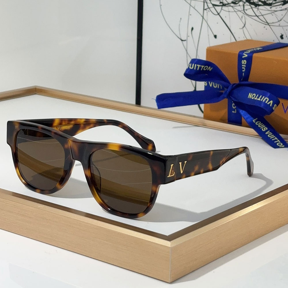 Louis Vuitton LV Mirror Leg Logo identification sunglasses Top quality （Replica）