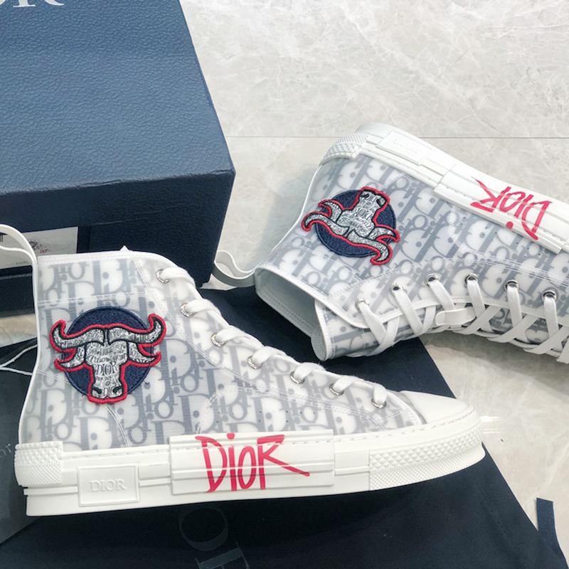 Dior B23 High Top Oblique Foxton Print