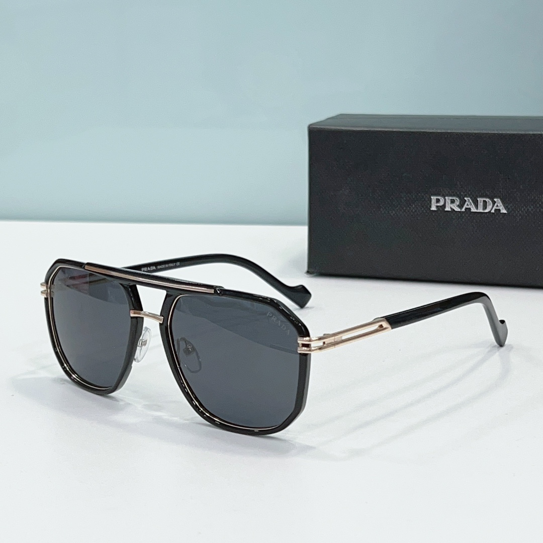 Prada Metal-Mechanical Wind  sunglasses Top quality （Replica）