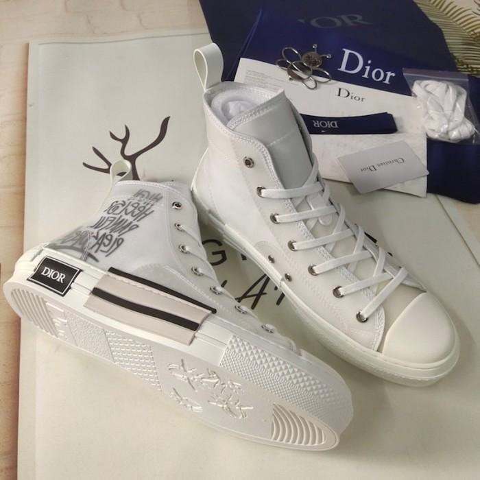 Dior B23 Low Top Logo Oblique Gradient Black Canvas