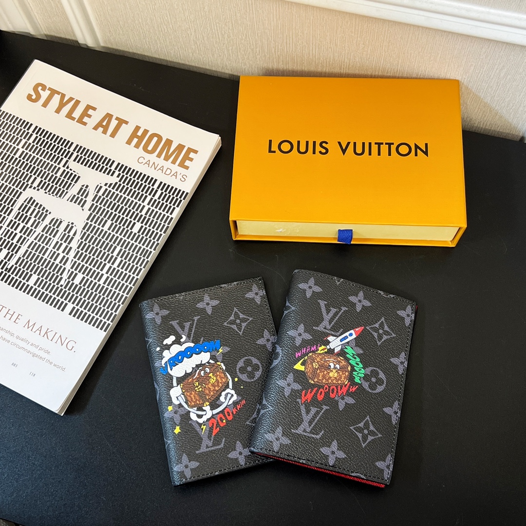 Louis Vuitton Leather Passport Cover