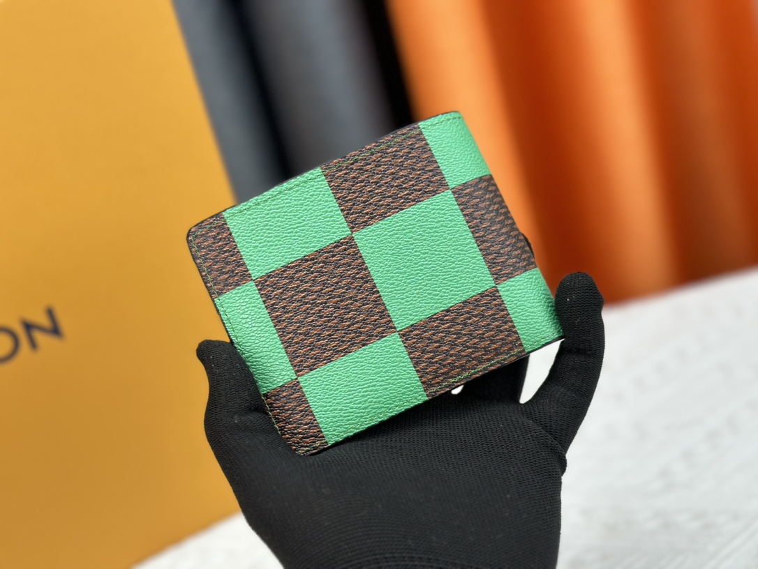 Louis Vuitton Brazza Damier Graphite Pixel N60895 M40452 Wallet Bag Handbag