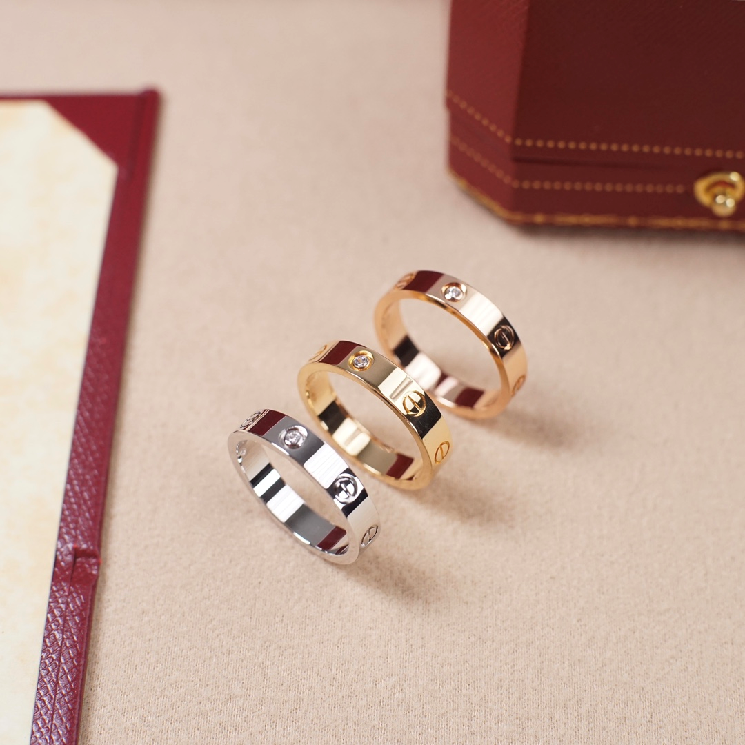 Cartier Love Rings 4mm Width