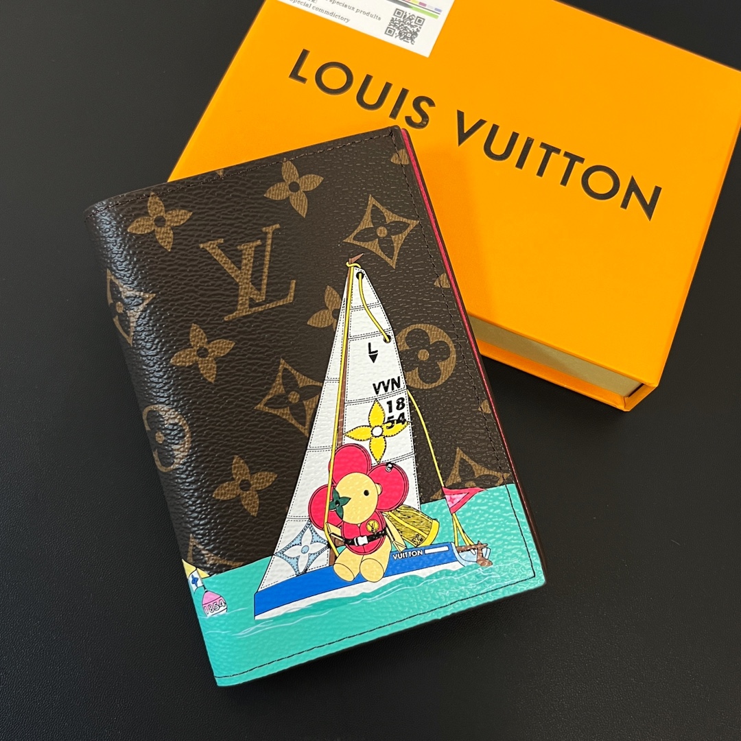 Louis Vuitton Leather Passport Cover