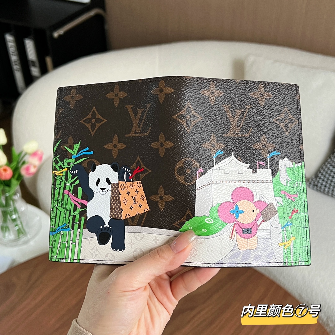 Louis Vuitton Leather Passport Cover