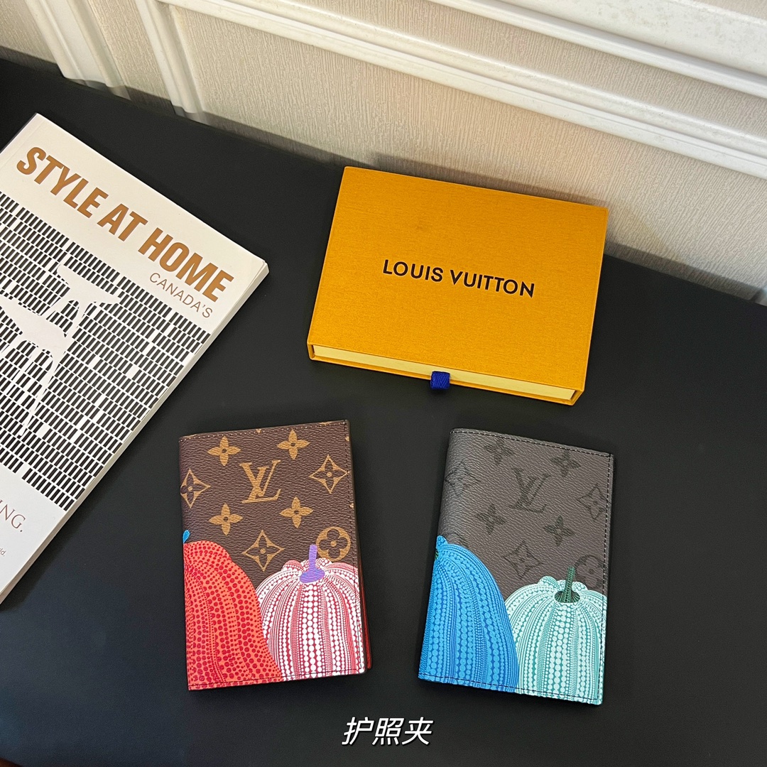 Louis Vuitton Leather Passport Cover