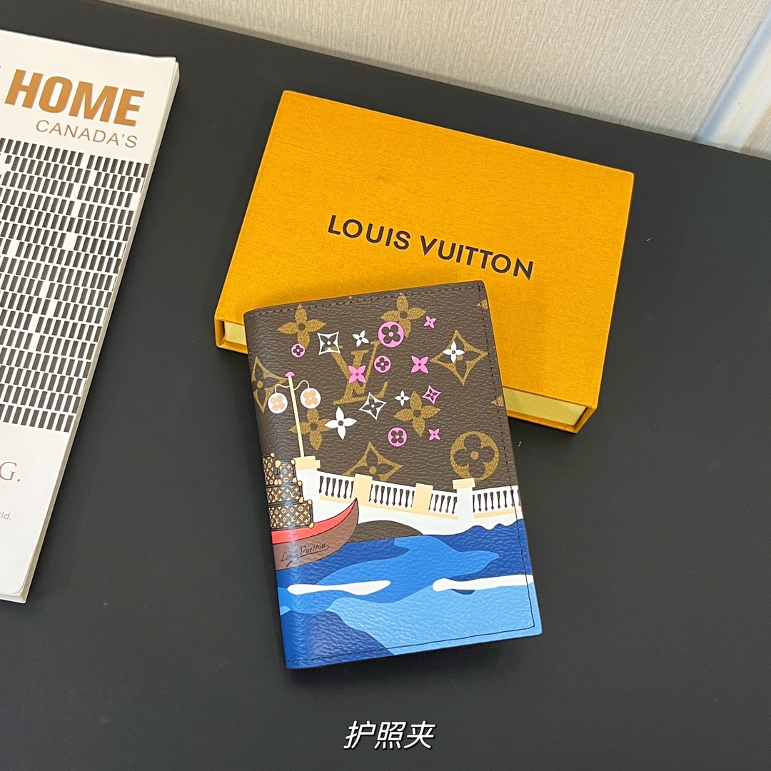Louis Vuitton Leather Passport Cover
