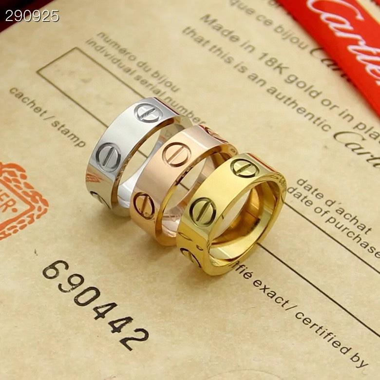Cartier Love Rings 6mm Width