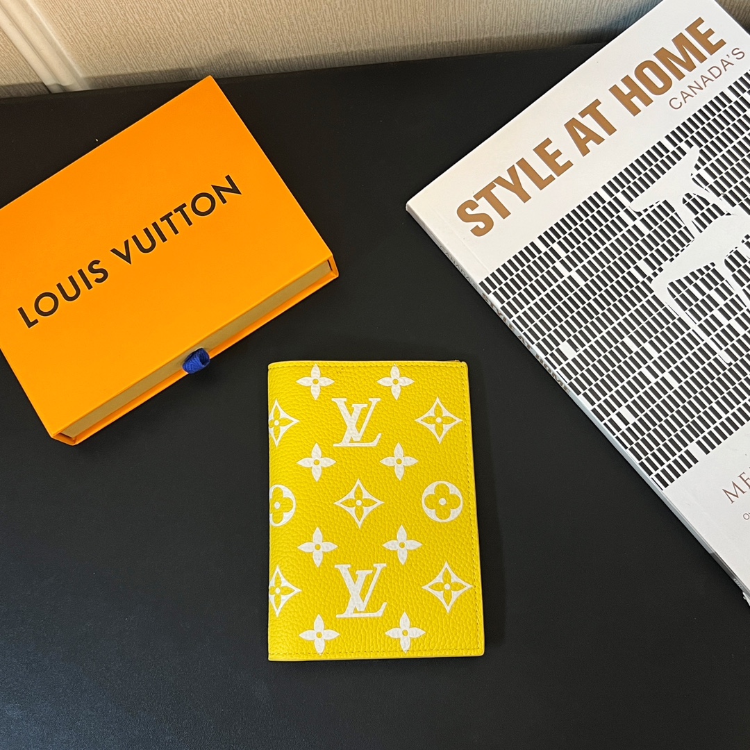 Louis Vuitton Leather Passport Cover