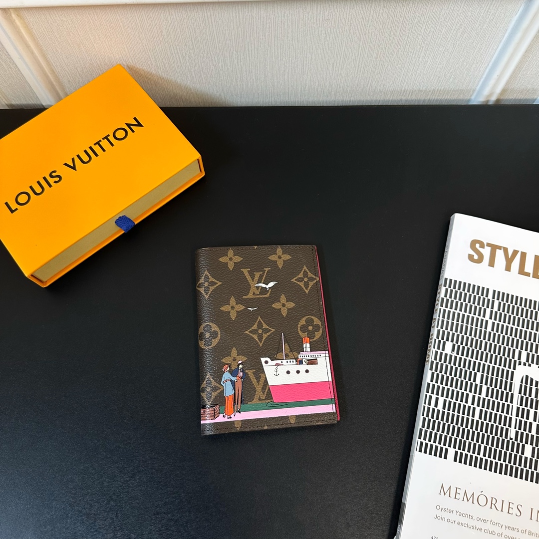 Louis Vuitton Leather Passport Cover