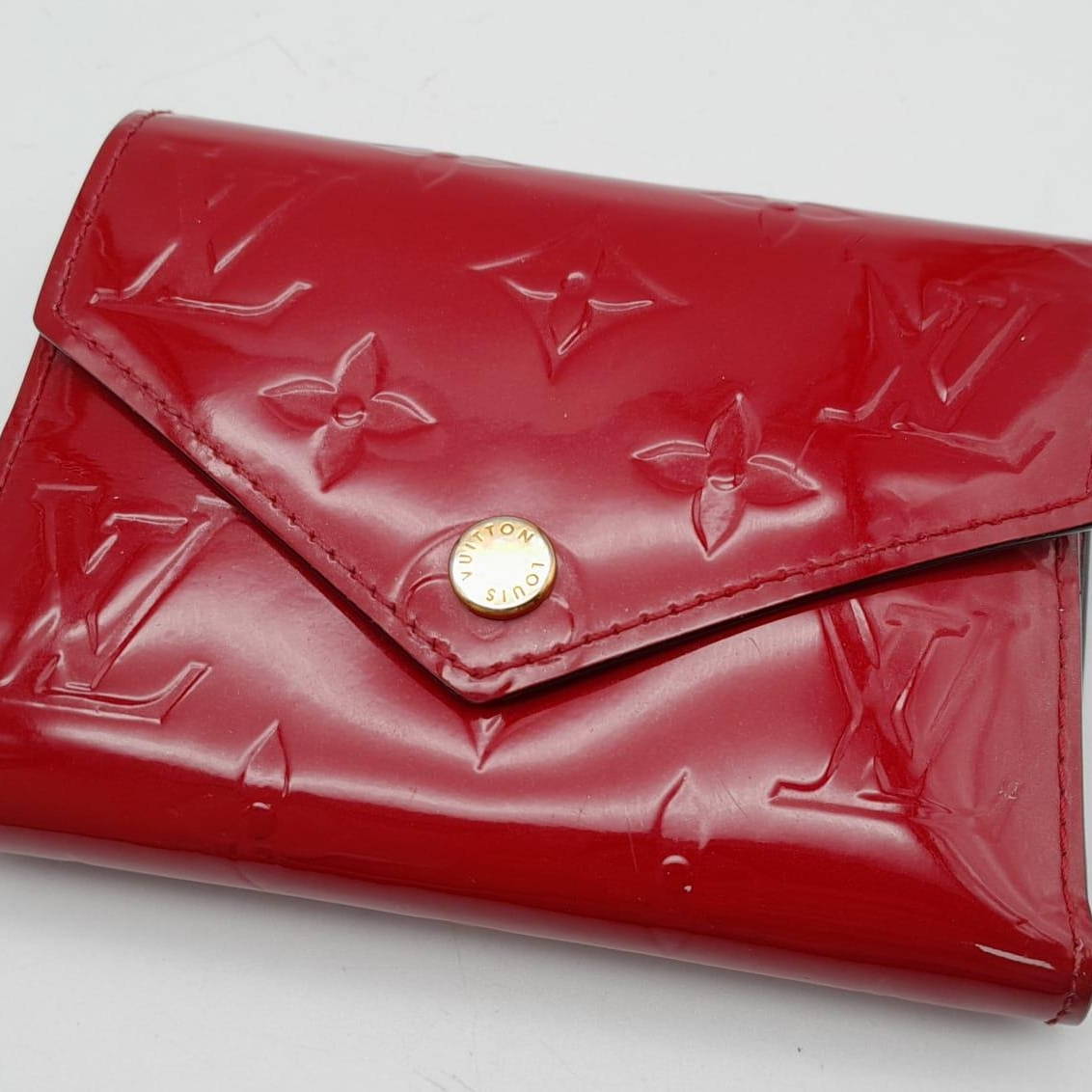 Louis Vuitton LV Monogram Vernis Victorine small Coin Purse Wallet