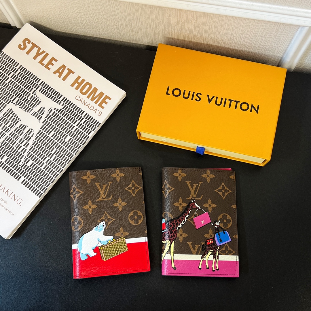 Louis Vuitton Leather Passport Cover