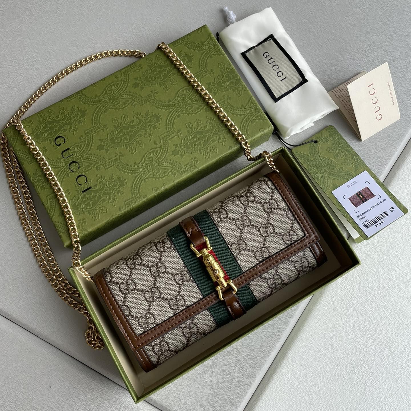Gucci Jackie 1961 Chain Wallet