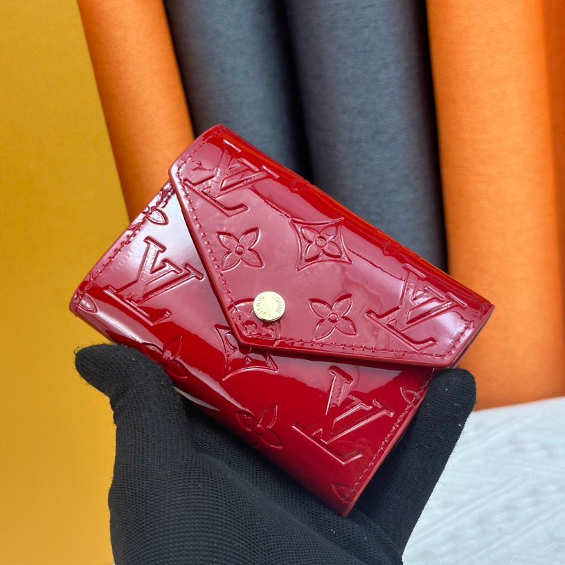 Louis Vuitton LV Monogram Vernis Victorine small Coin Purse Wallet