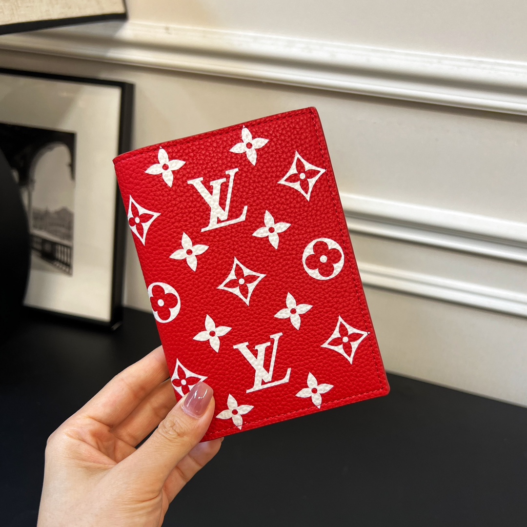Louis Vuitton Leather Passport Cover
