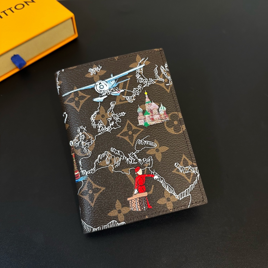 Louis Vuitton Leather Passport Cover