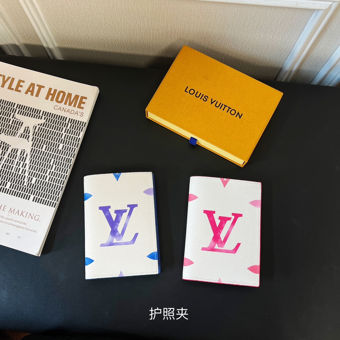 Louis Vuitton Leather Passport Cover