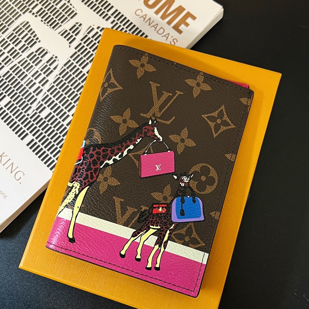 Louis Vuitton Leather Passport Cover