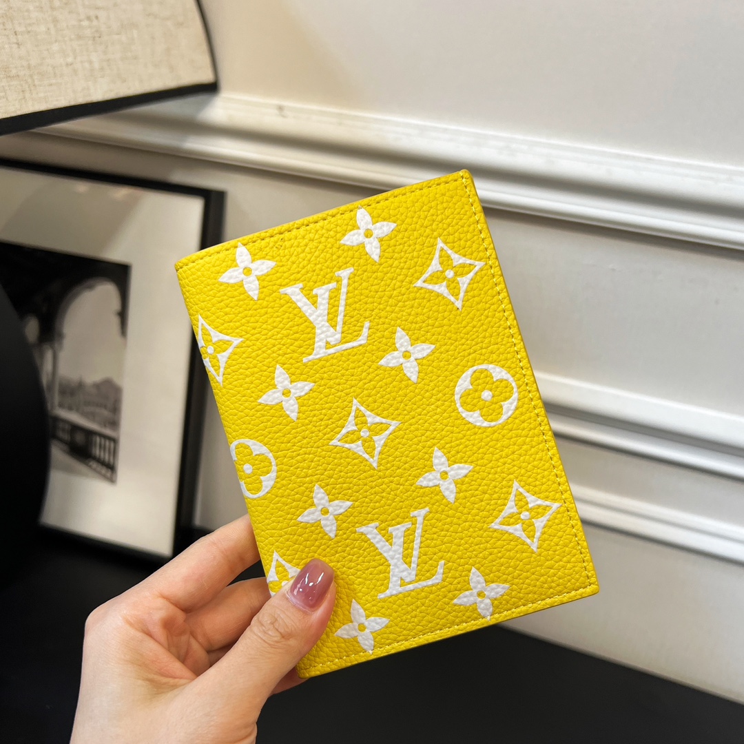 Louis Vuitton Leather Passport Cover