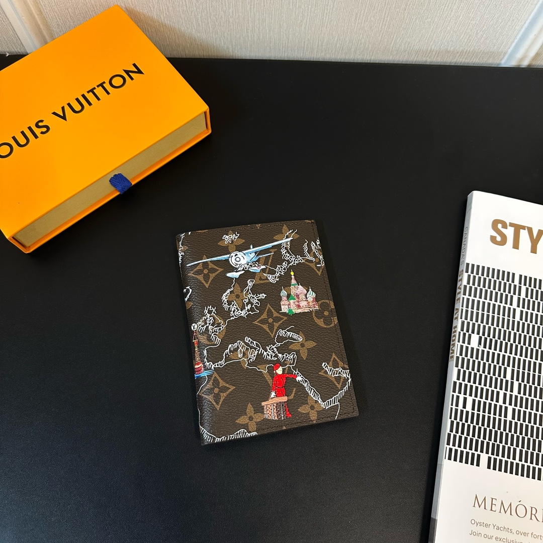 Louis Vuitton Leather Passport Cover