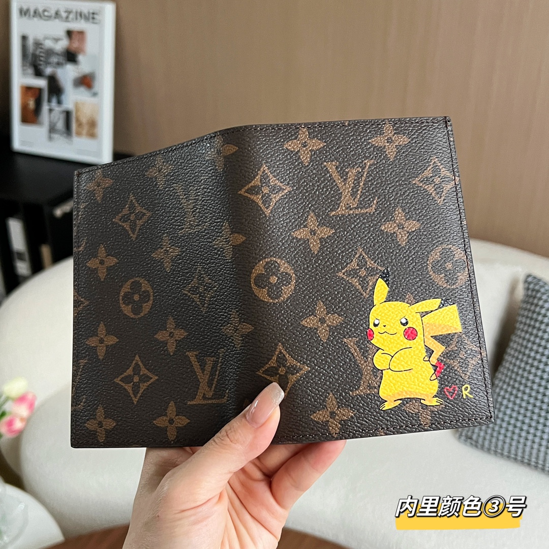 Louis Vuitton Leather Passport Cover