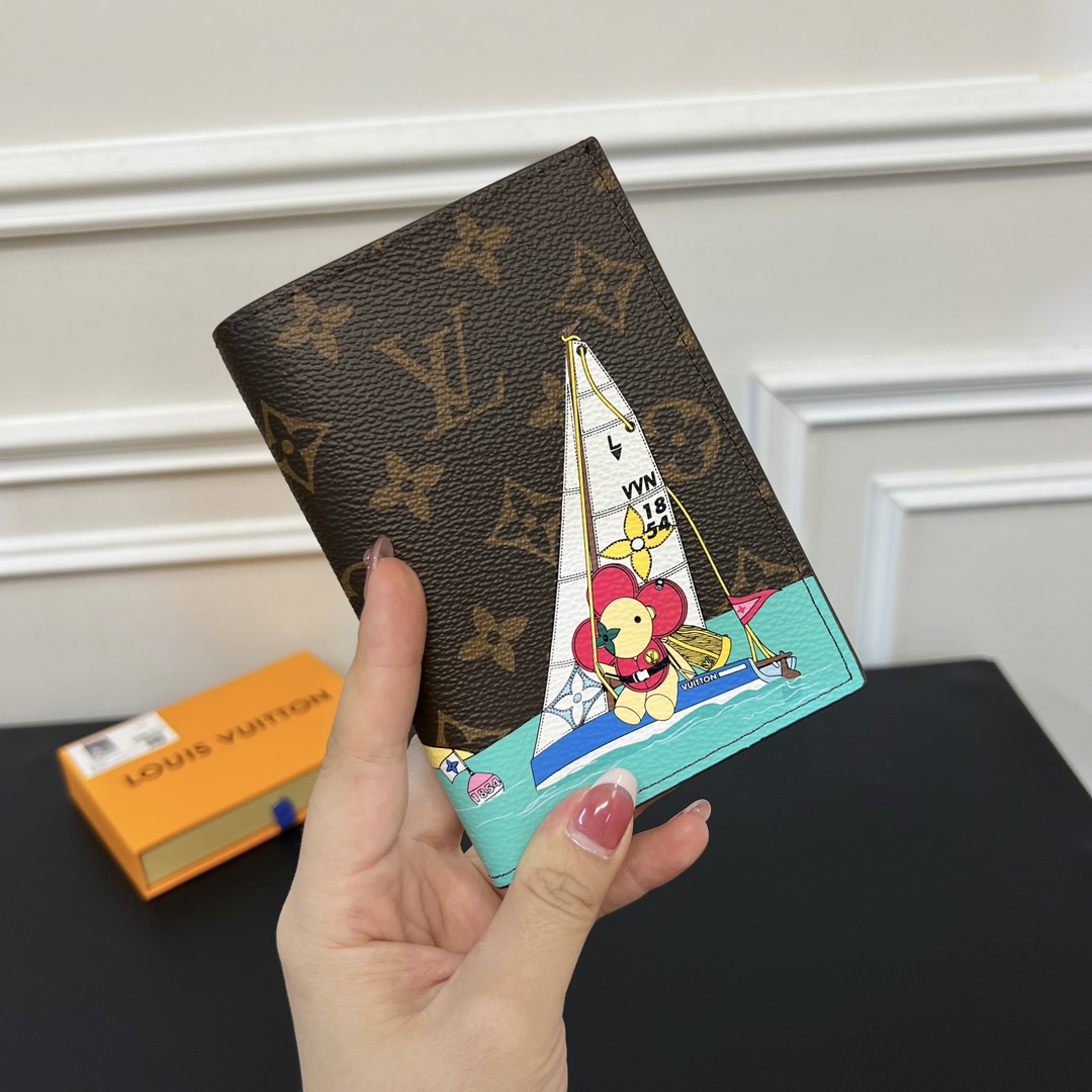 Louis Vuitton Leather Passport Cover