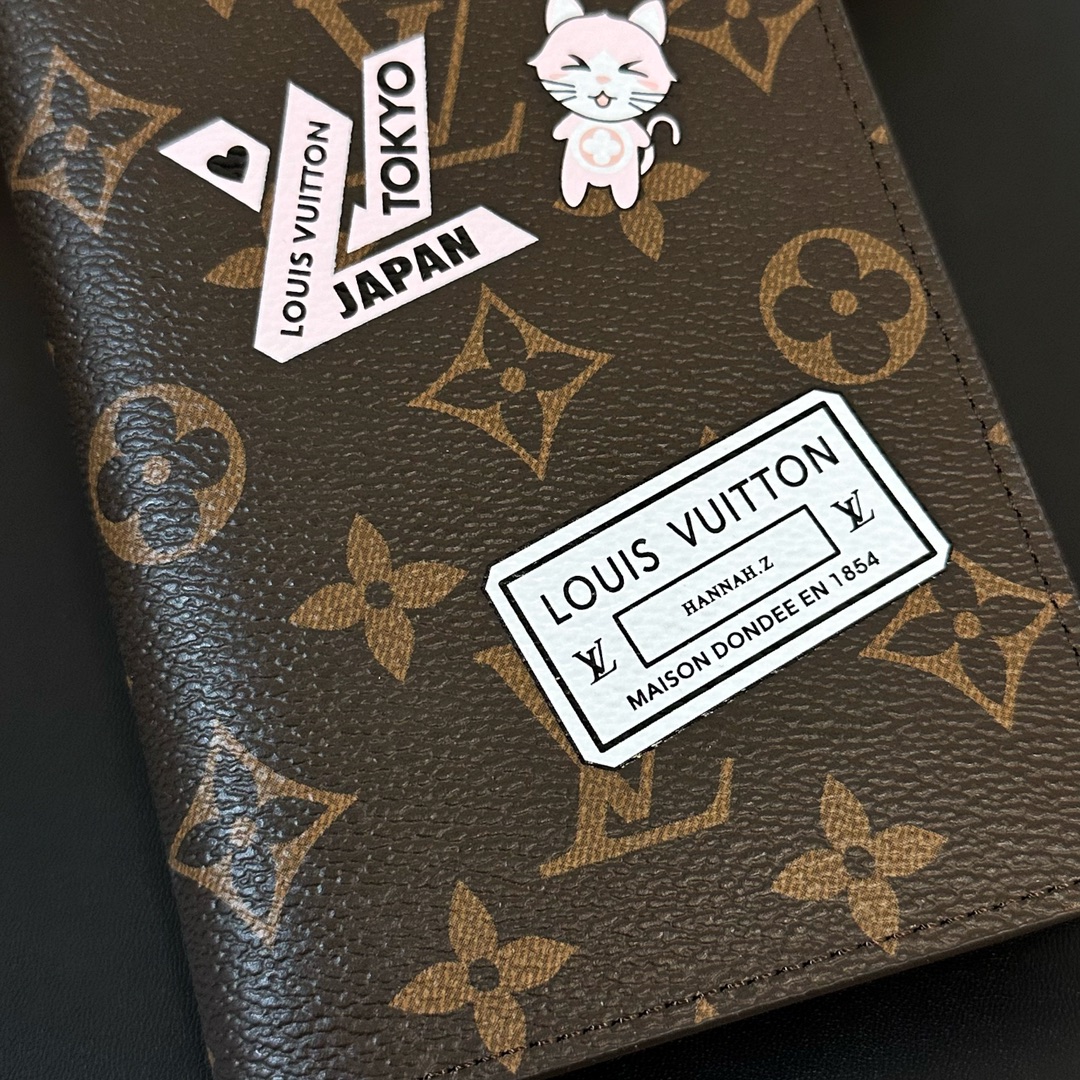 Louis Vuitton Leather Passport Cover