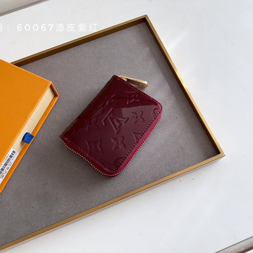 Louis Vuitton LV Vernis Zippy Coin Purse Wallet