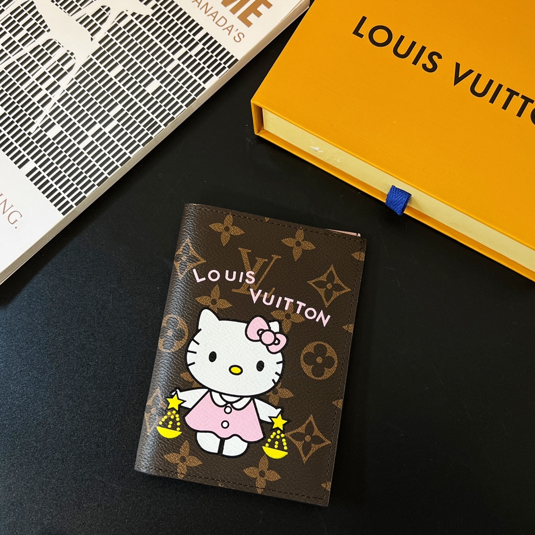 Louis Vuitton Leather Passport Cover